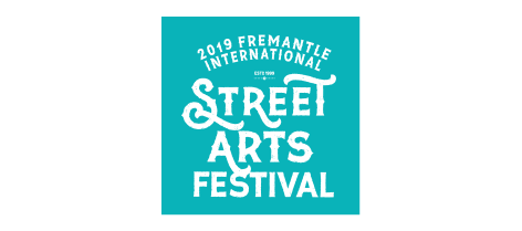 Street arts festival Fremantle with surprise effect