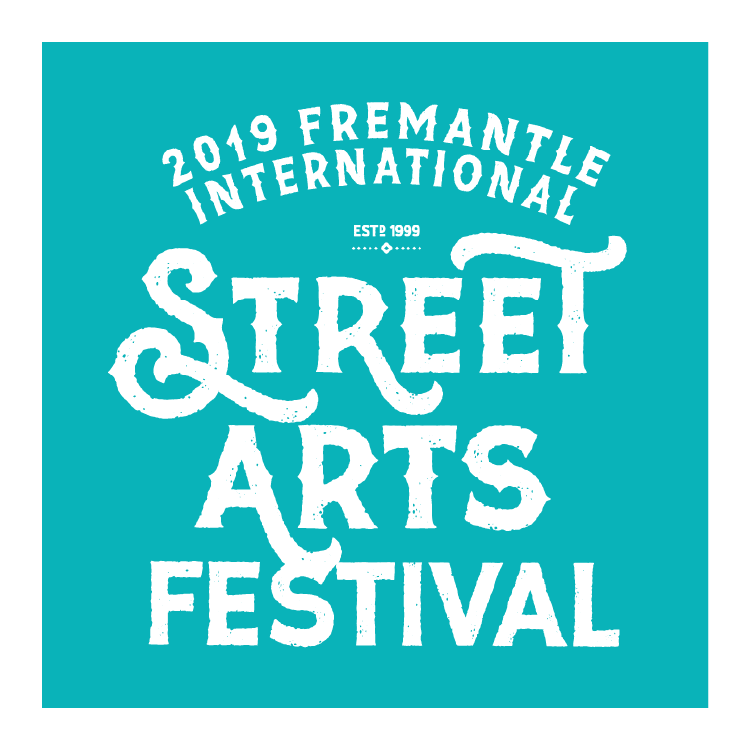 Street arts festival Fremantle with surprise effect