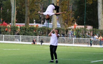 Inauguration à Blagnac : Surprise Effect célèbre le nouveau terrain écologique avec un spectacle unique